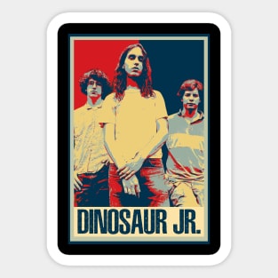 Green Mind, Bold Style Dinosaurs Jr. Band-Inspired Apparel Rocks the Vintage Groove Sticker